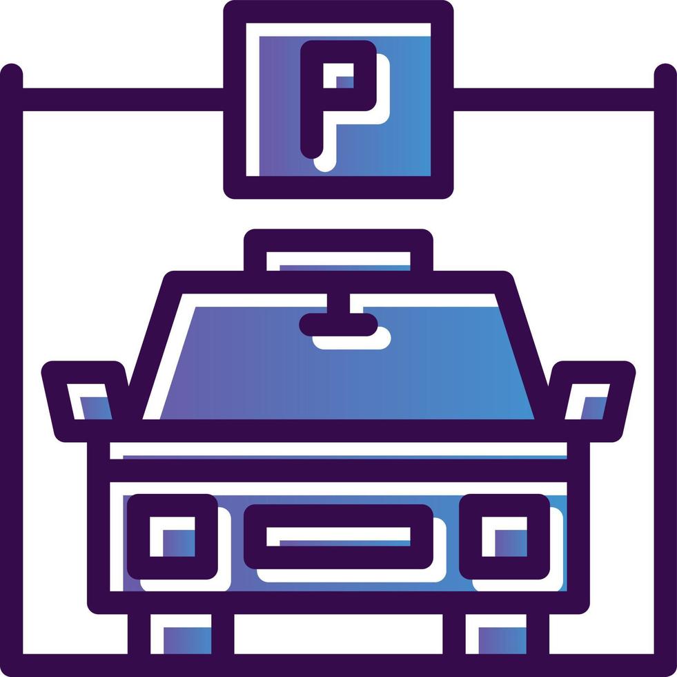 Parking Vector Icon Design