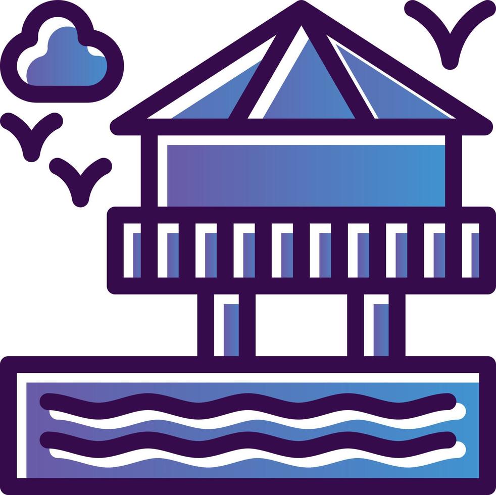 Resort Vector Icon Design