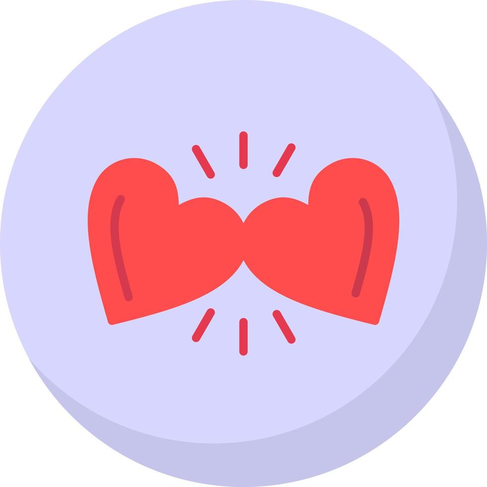 diseño de icono de vector de corazones