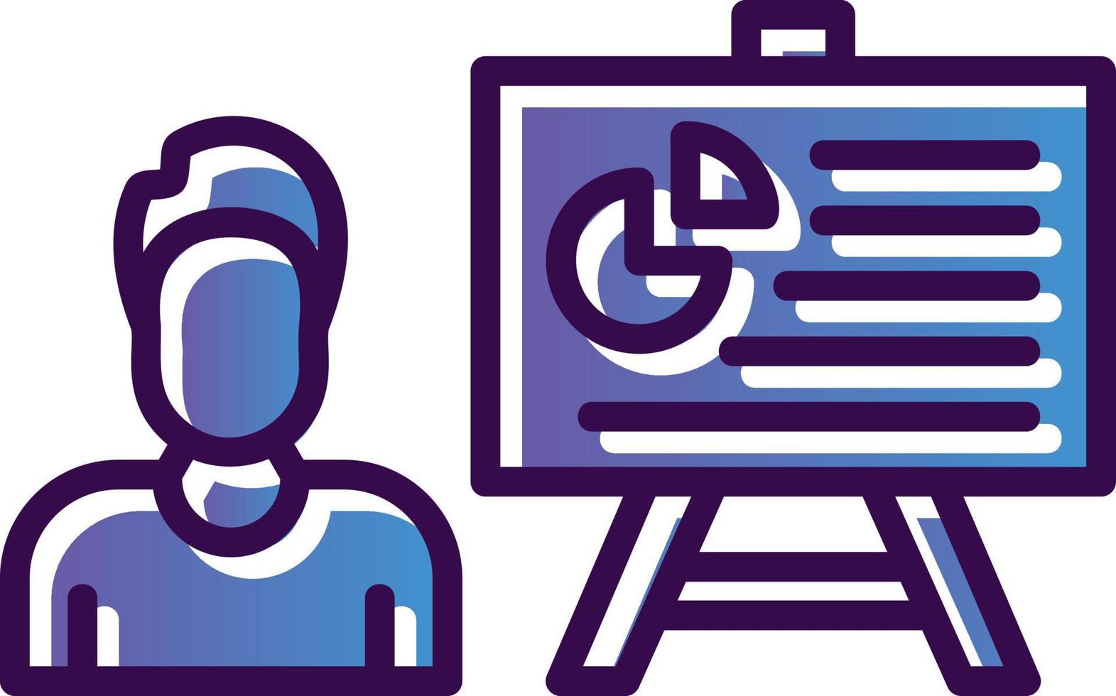 Presentation Vector Icon Design