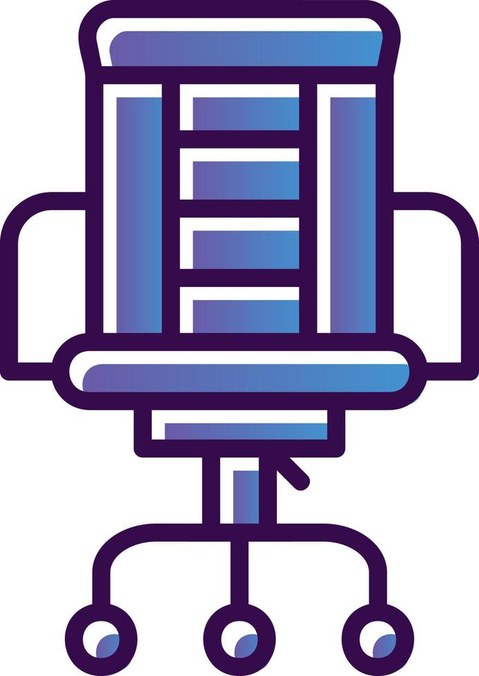 Boss Chair Vector Icon Design