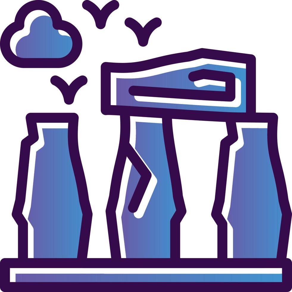 Stonehenge Vector Icon Design