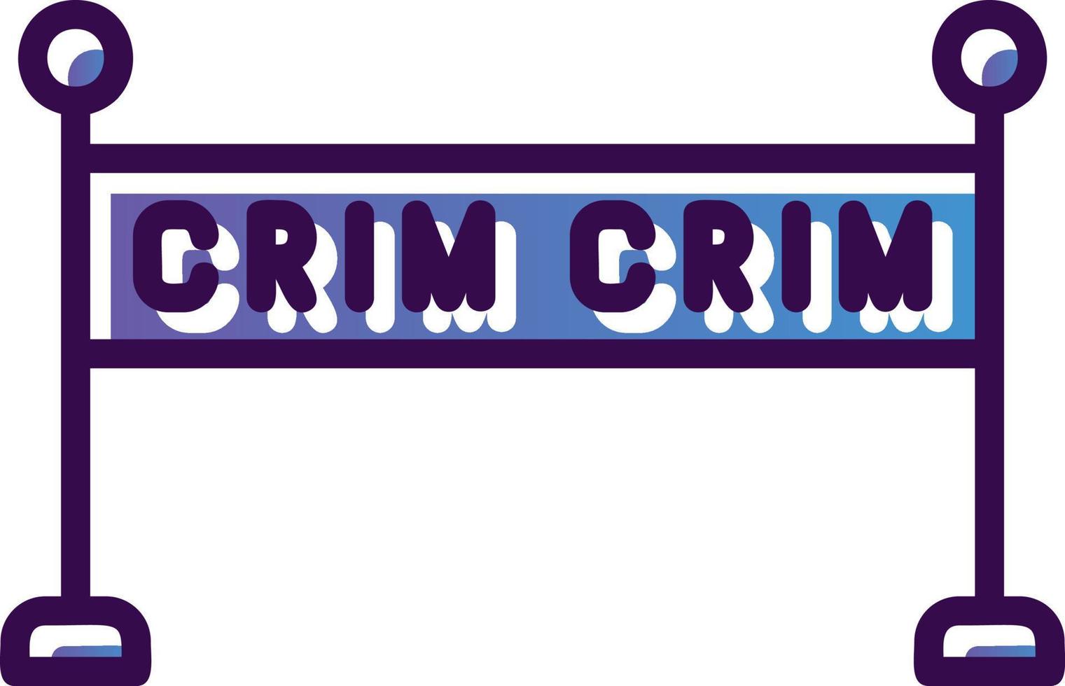 Crime Scene Vector Icon Design