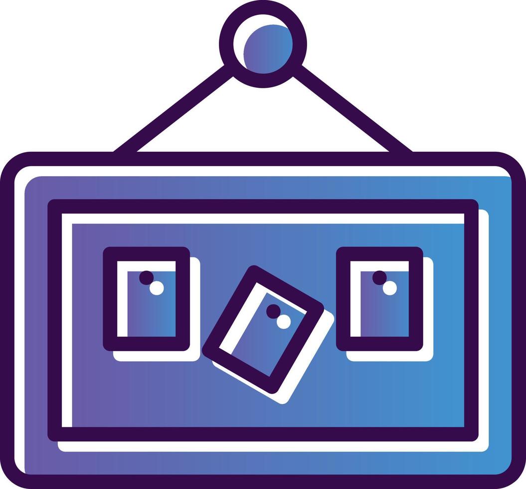 Pinboard Vector Icon Design