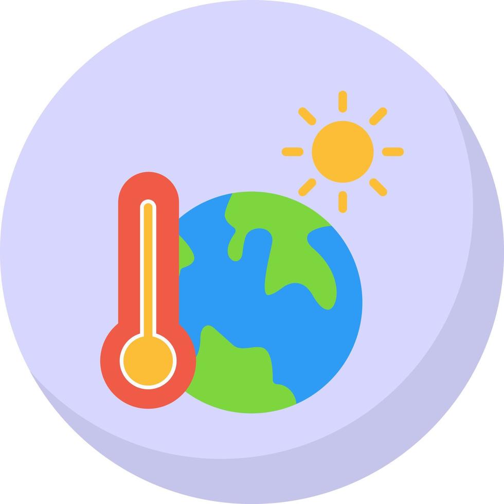 Global Warming Vector Icon Design