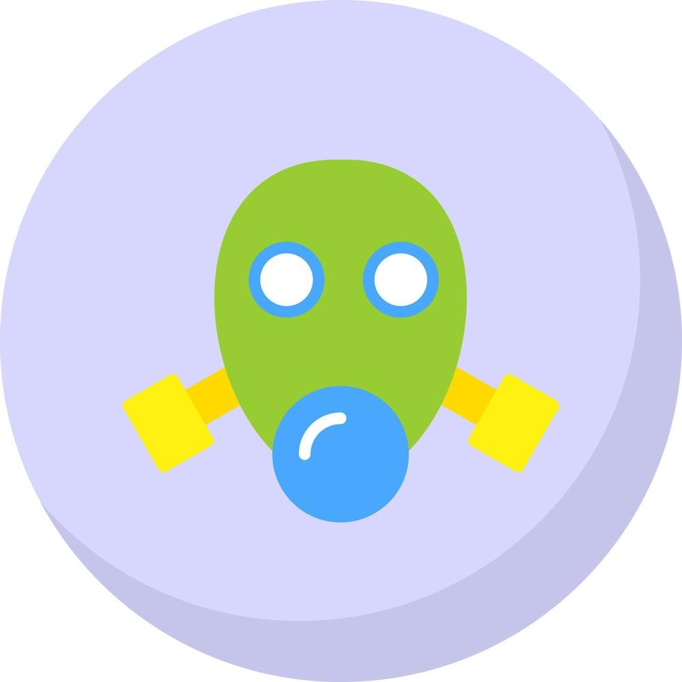Gas Mask Vector Icon Design