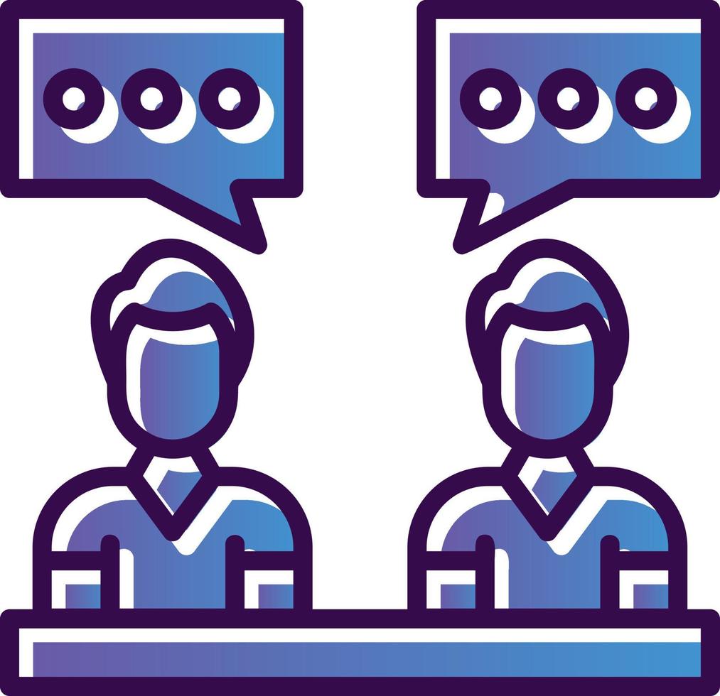 Meeting Vector Icon Design