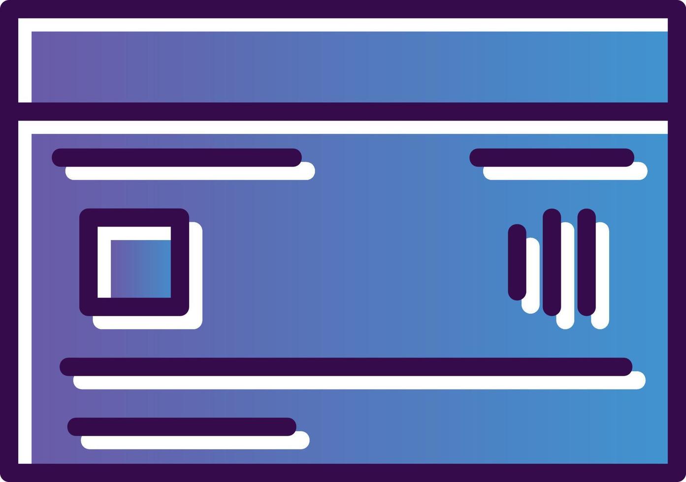 Credit Card Vector Icon Design