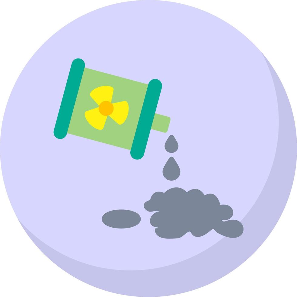 Chemical Spill Vector Icon Design