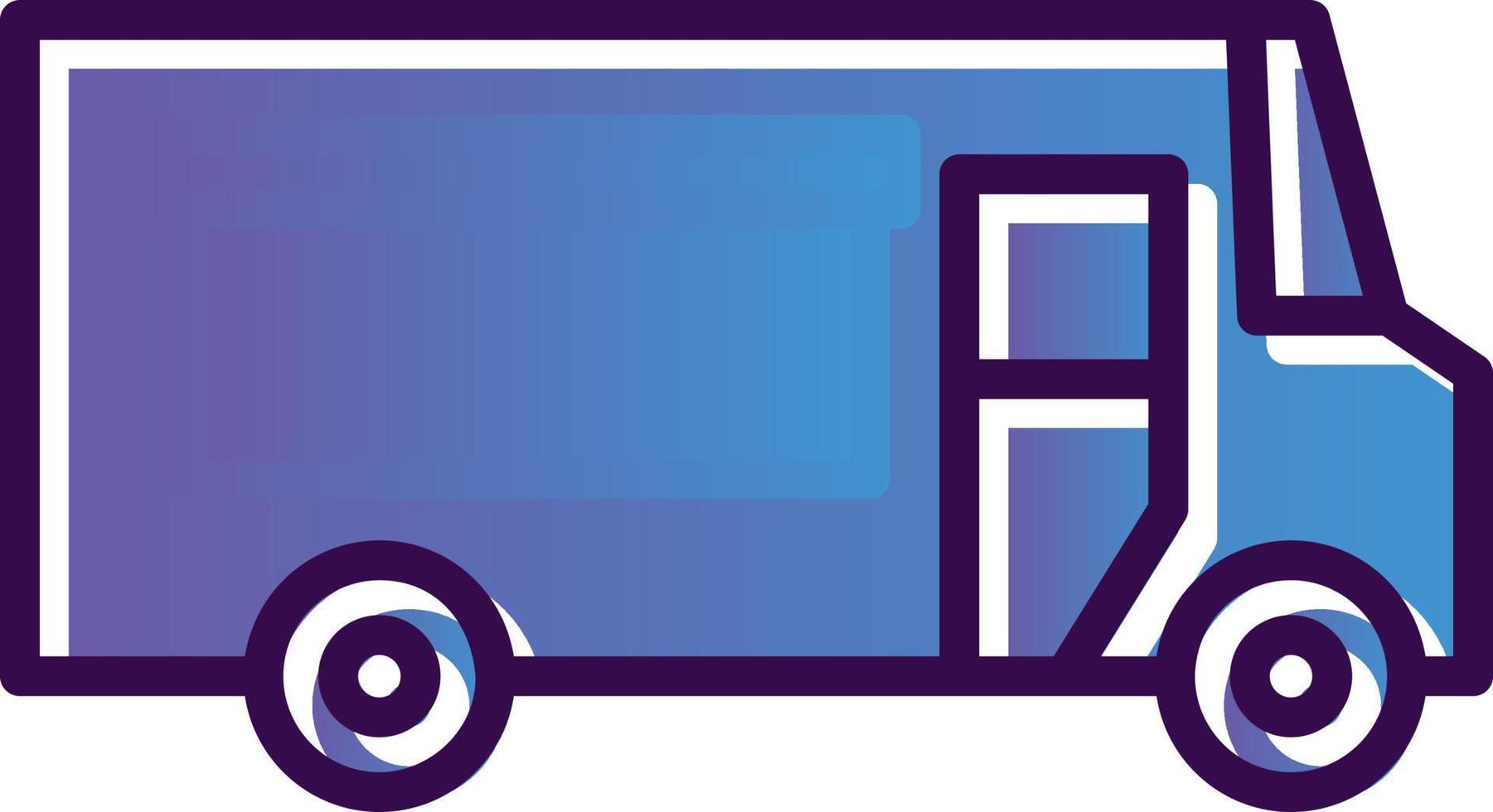 Food Truck Vector Icon Design