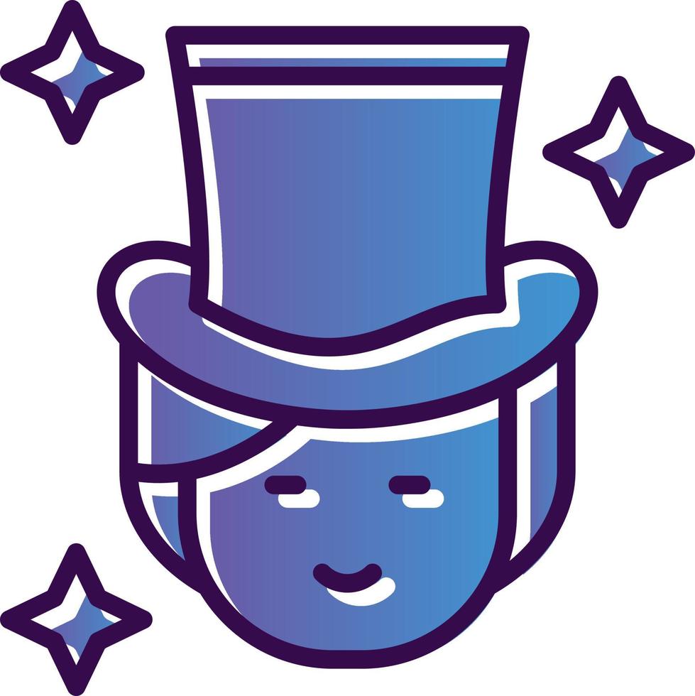 Magician Woman Vector Icon Design