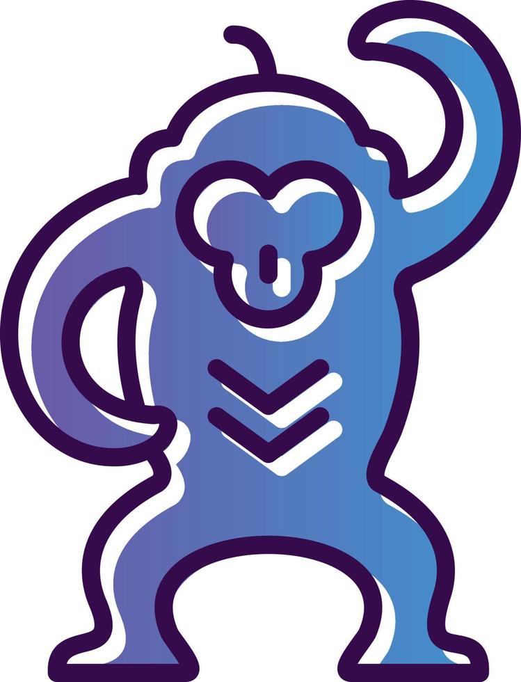 Monkey Vector Icon Design