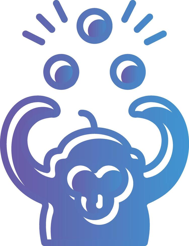 Juggler Vector Icon Design