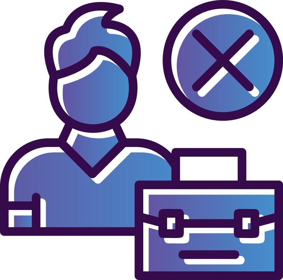 Unemployed Vector Icon Design