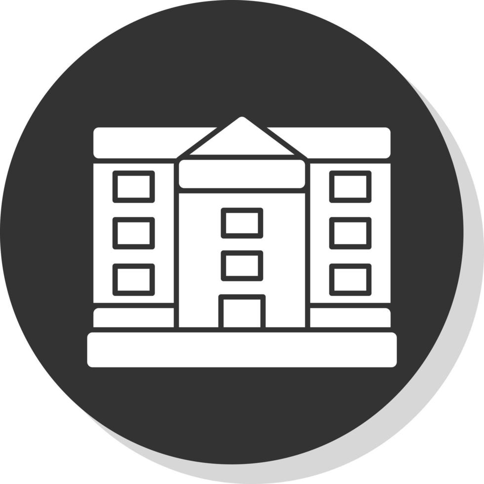 White House Vector Icon Design