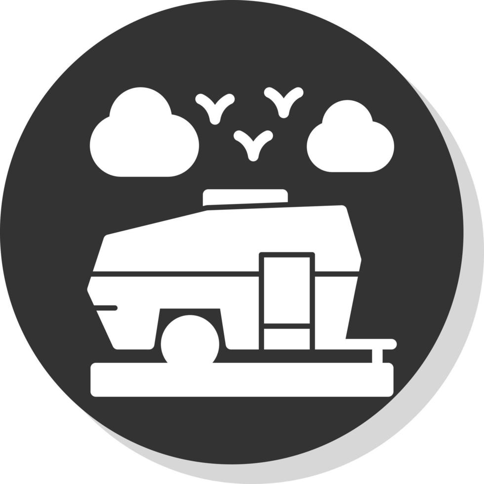 Caravan Vector Icon Design