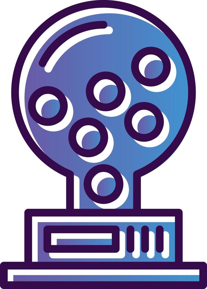 Gumball Machine Vector Icon Design