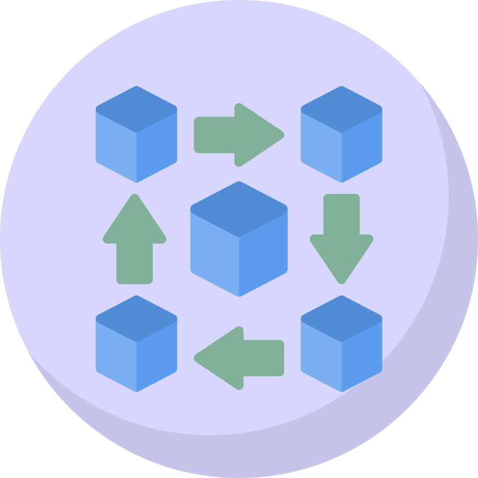 Blockchain Vector Icon Design