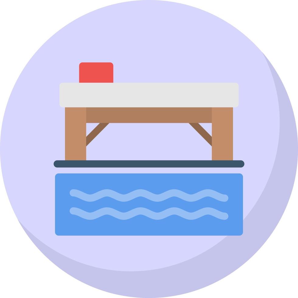 Massage Pool Vector Icon Design