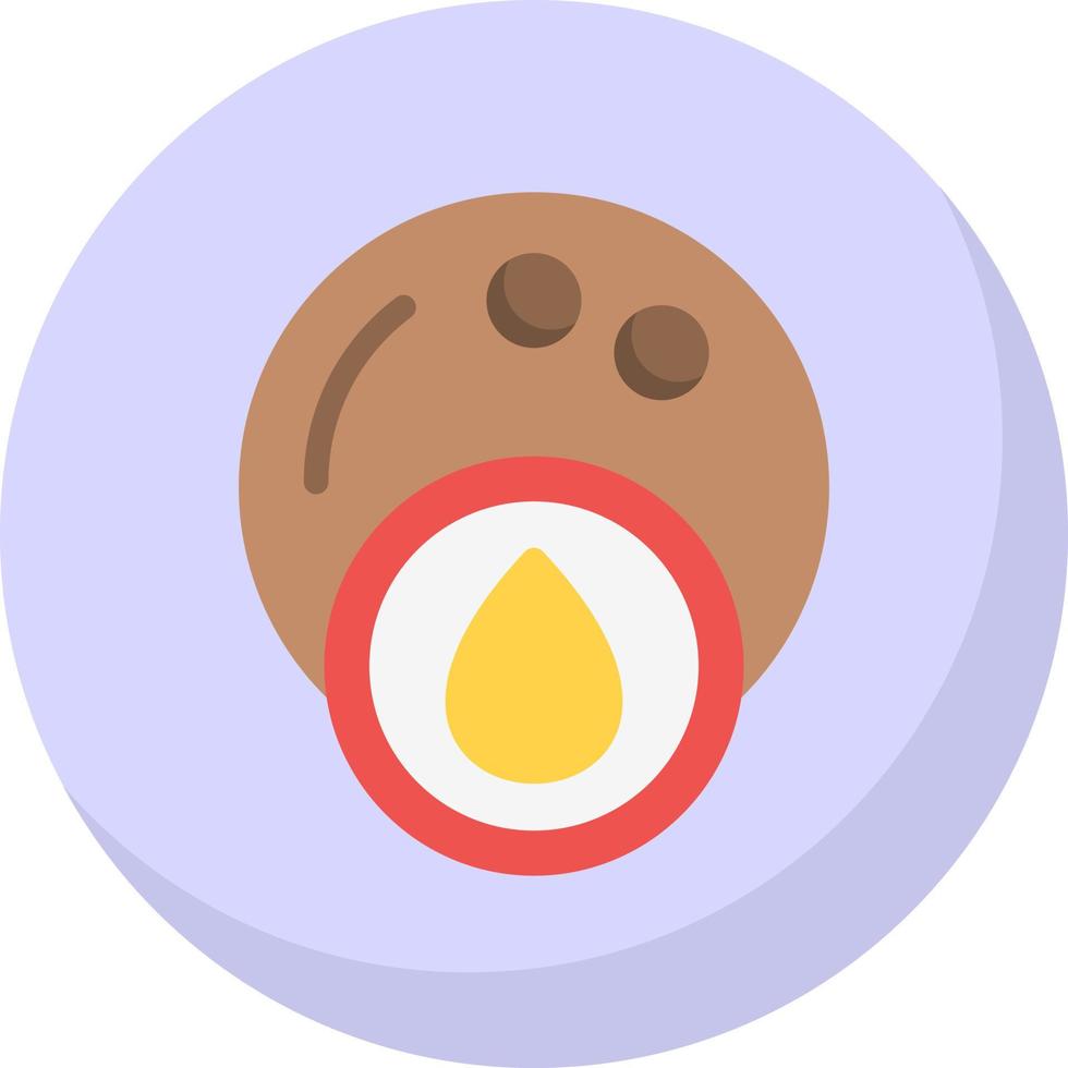 Coconut Oil Vector Icon Design