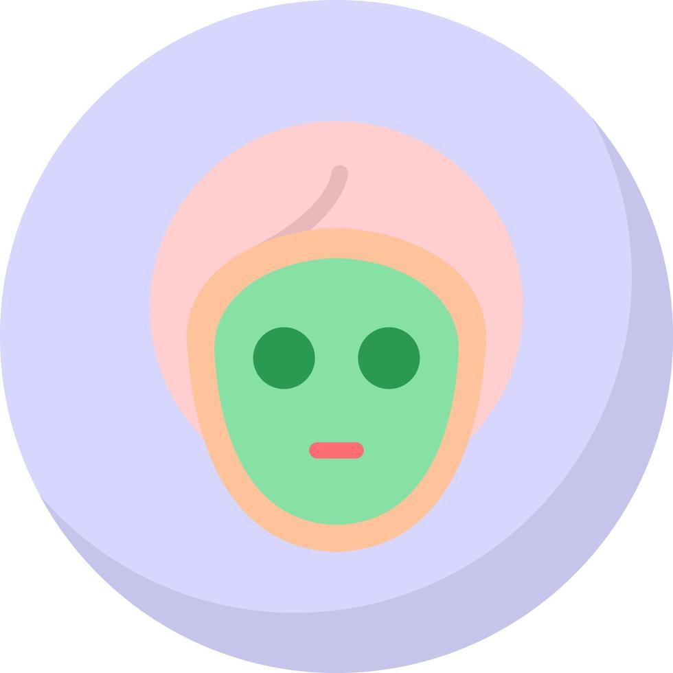 Facial Mask Vector Icon Design