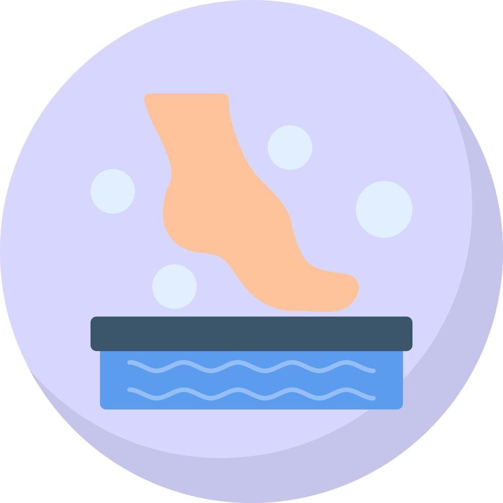 Foot Spa Vector Icon Design