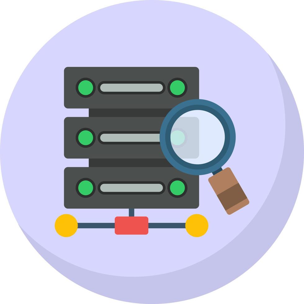 Data Query Vector Icon Design