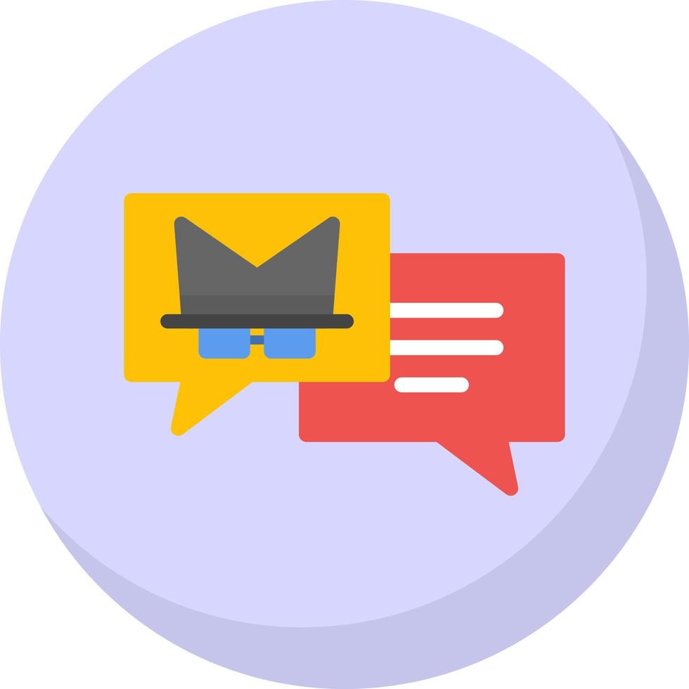 Chat Spyware Vector Icon Design