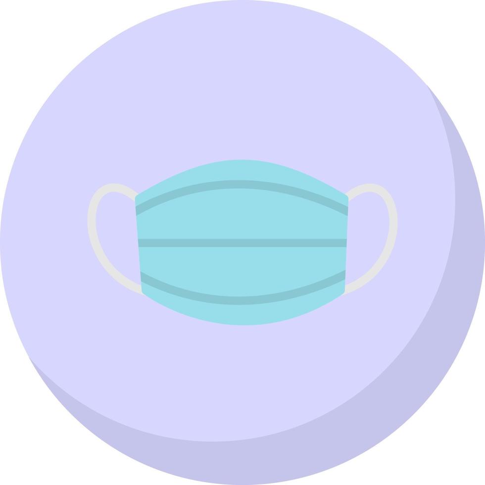 Face Mask Vector Icon Design