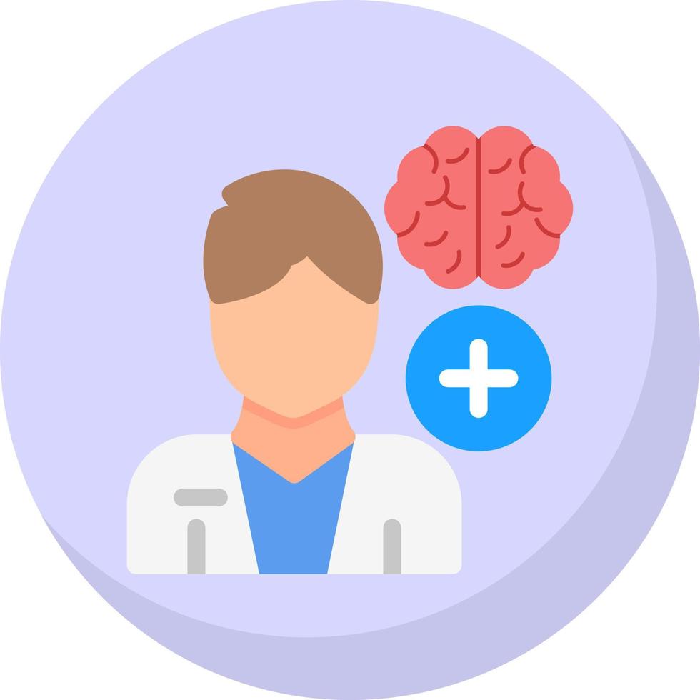 Psychiatrist Vector Icon Design