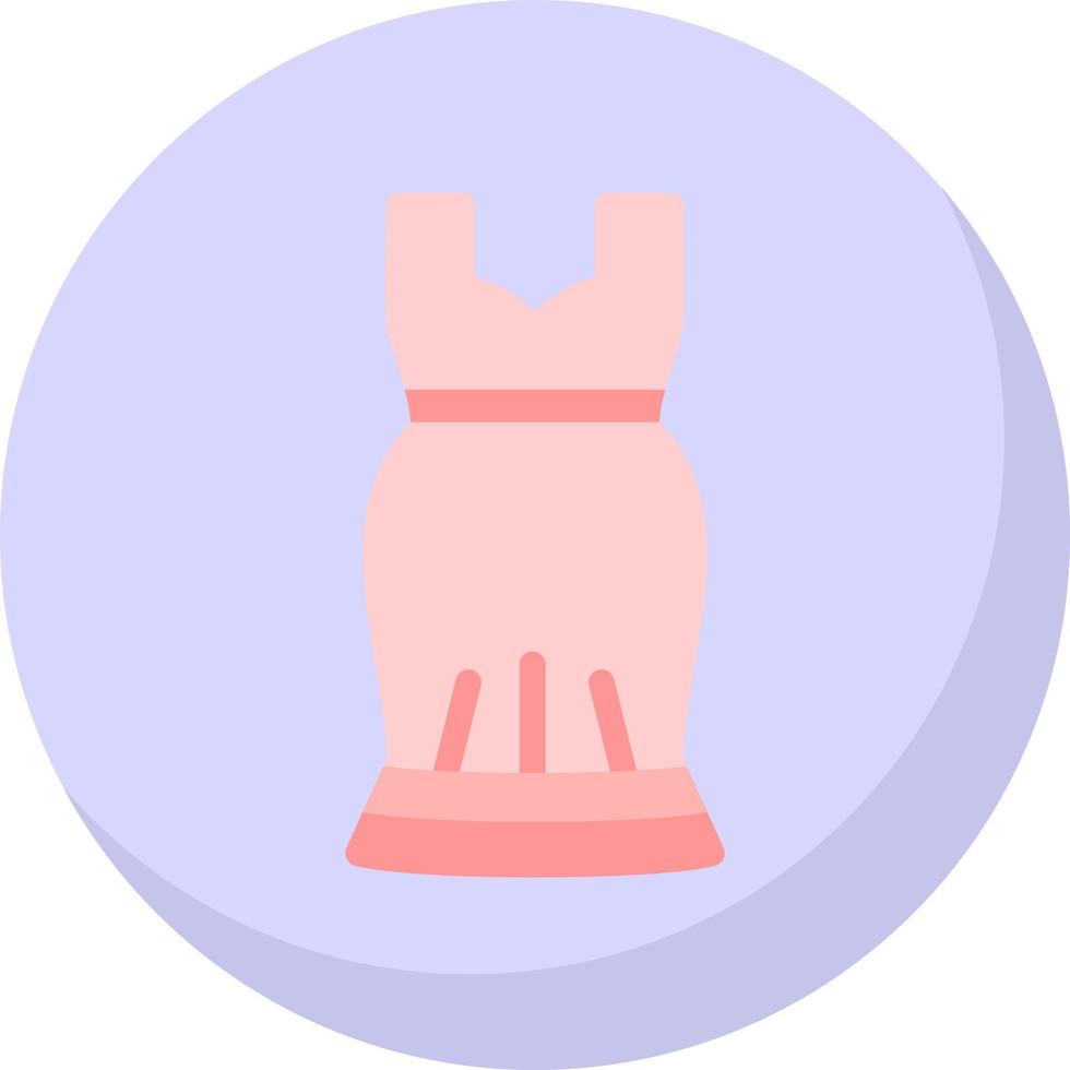 Cocktail Dress Vector Icon Design