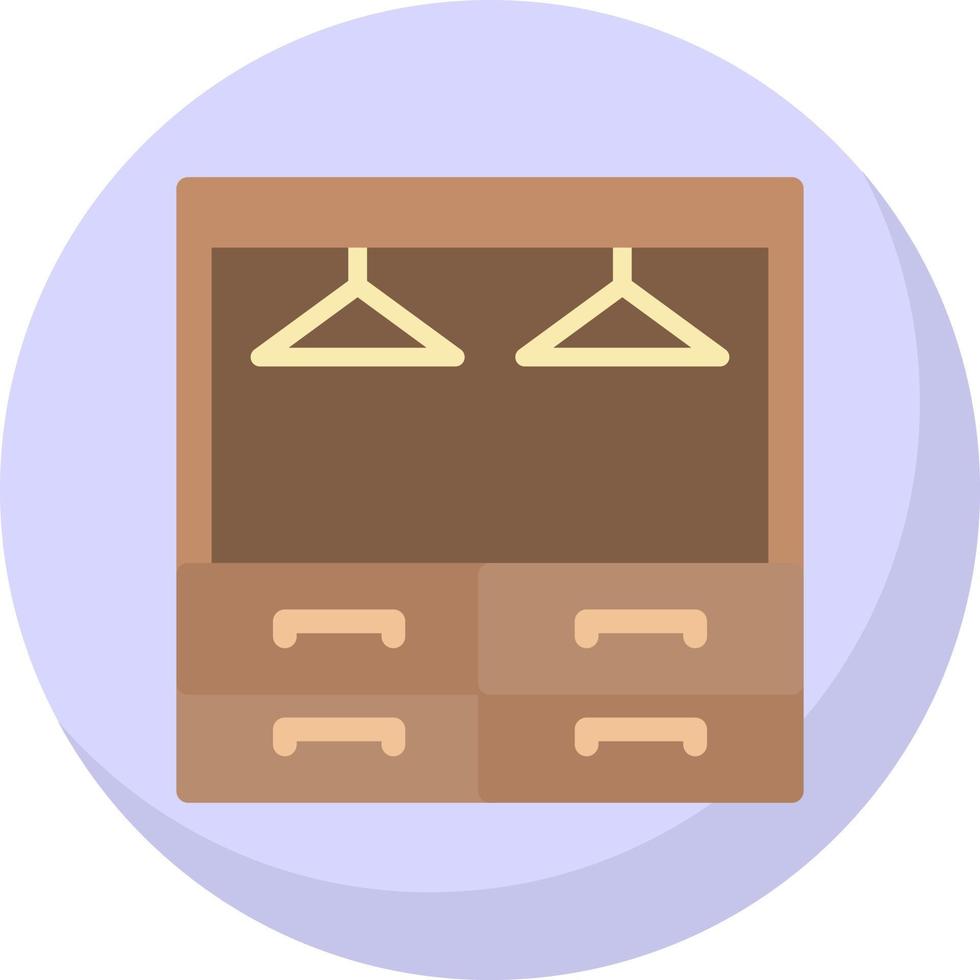Wardrobe Vector Icon Design