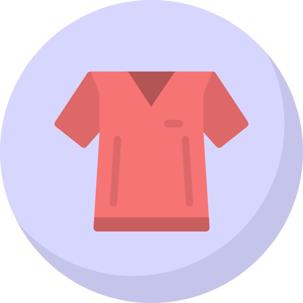 diseño de icono de vector de camisa con cuello en v