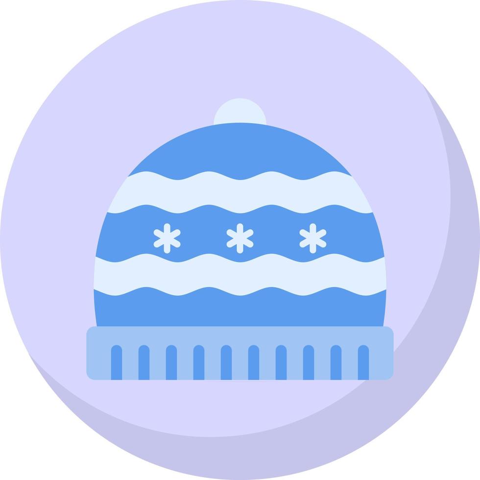 Winter Cap Vector Icon Design