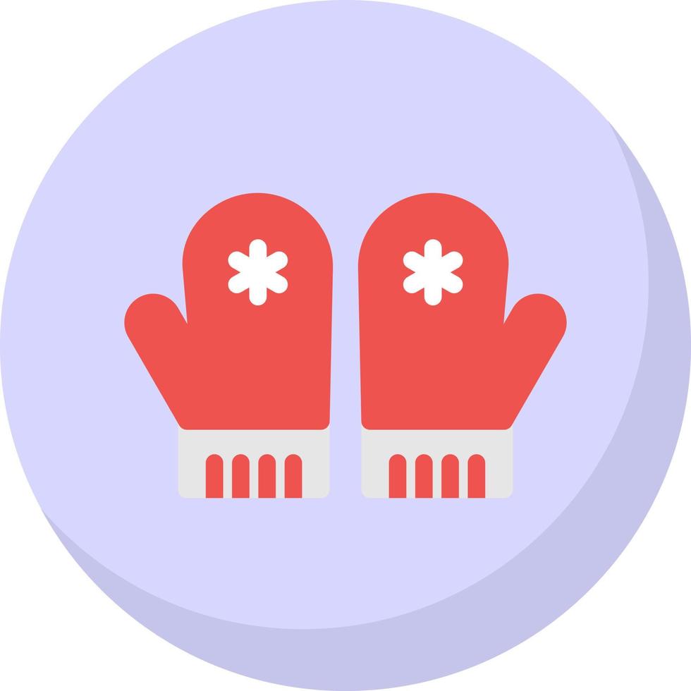 Mittens Vector Icon Design