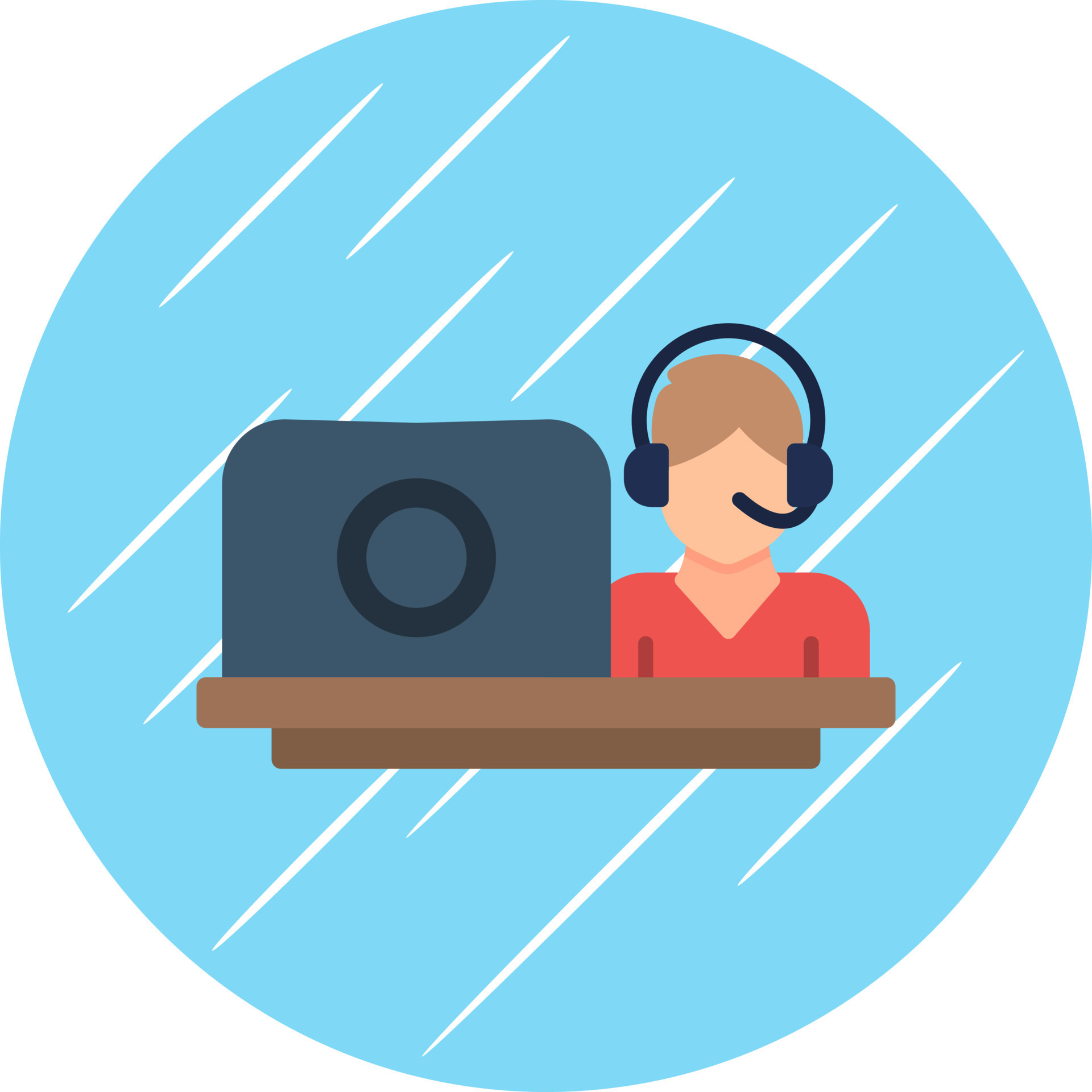 Online Service Vector Icon Design 21296927 Vector Art at Vecteezy