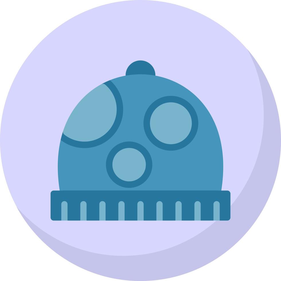 Winter Hat Vector Icon Design