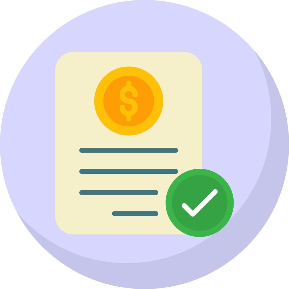 Invoice Vector Icon Design