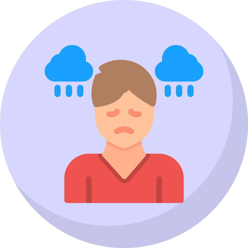 Depression Vector Icon Design