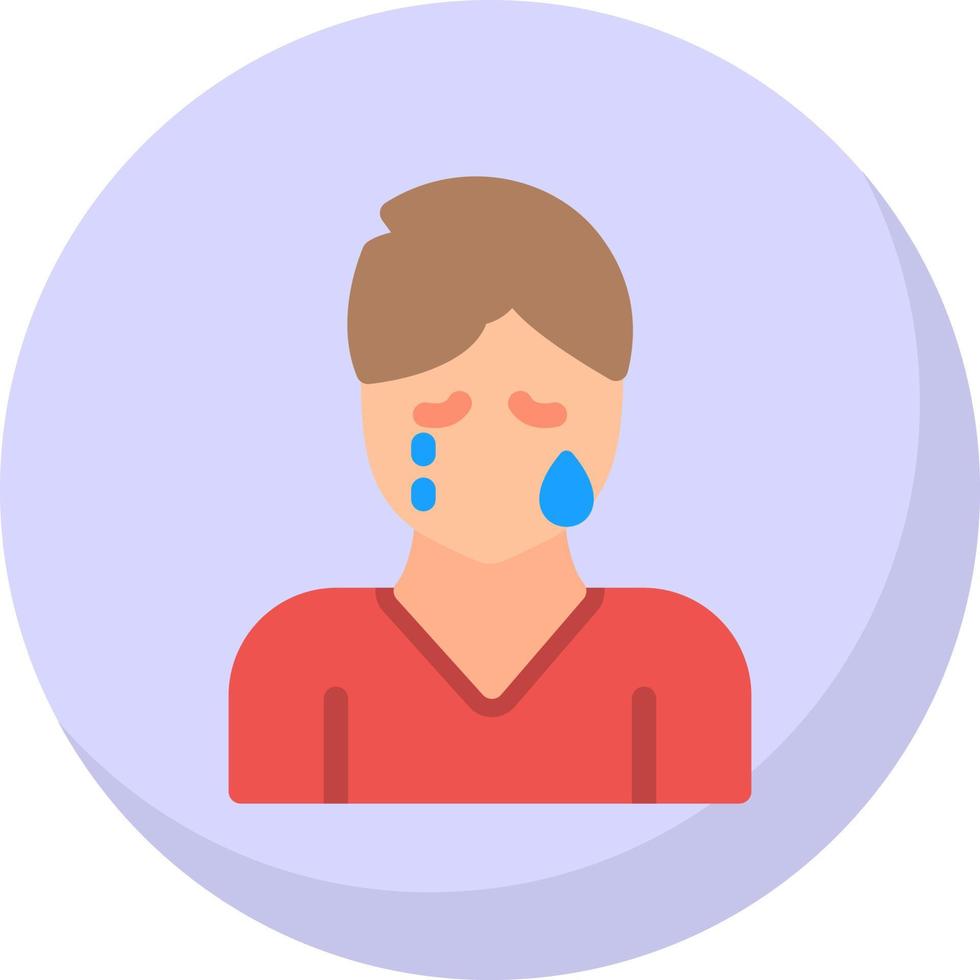 Grief Vector Icon Design