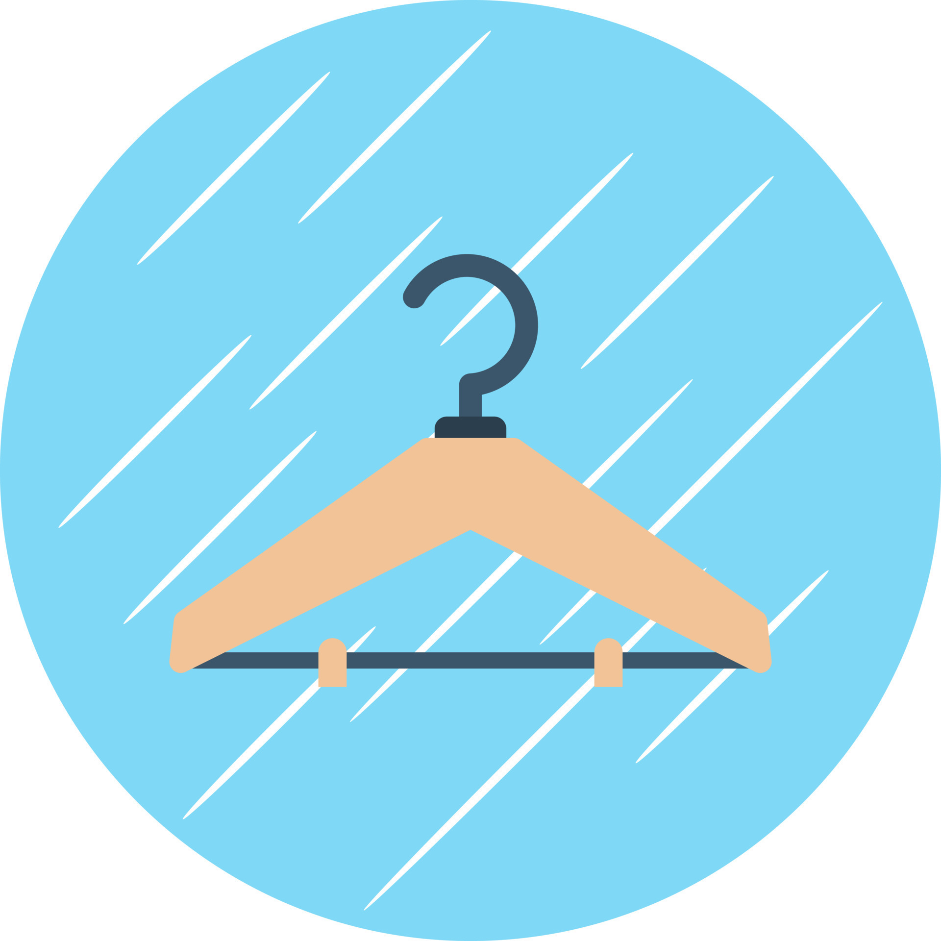 Clothes Hanger Vector Icon Design 21297136 Vector Art at Vecteezy