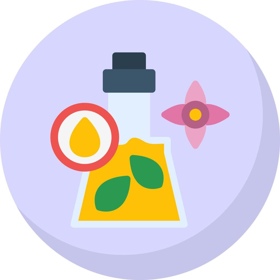 Body Massage Oil Vector Icon Design
