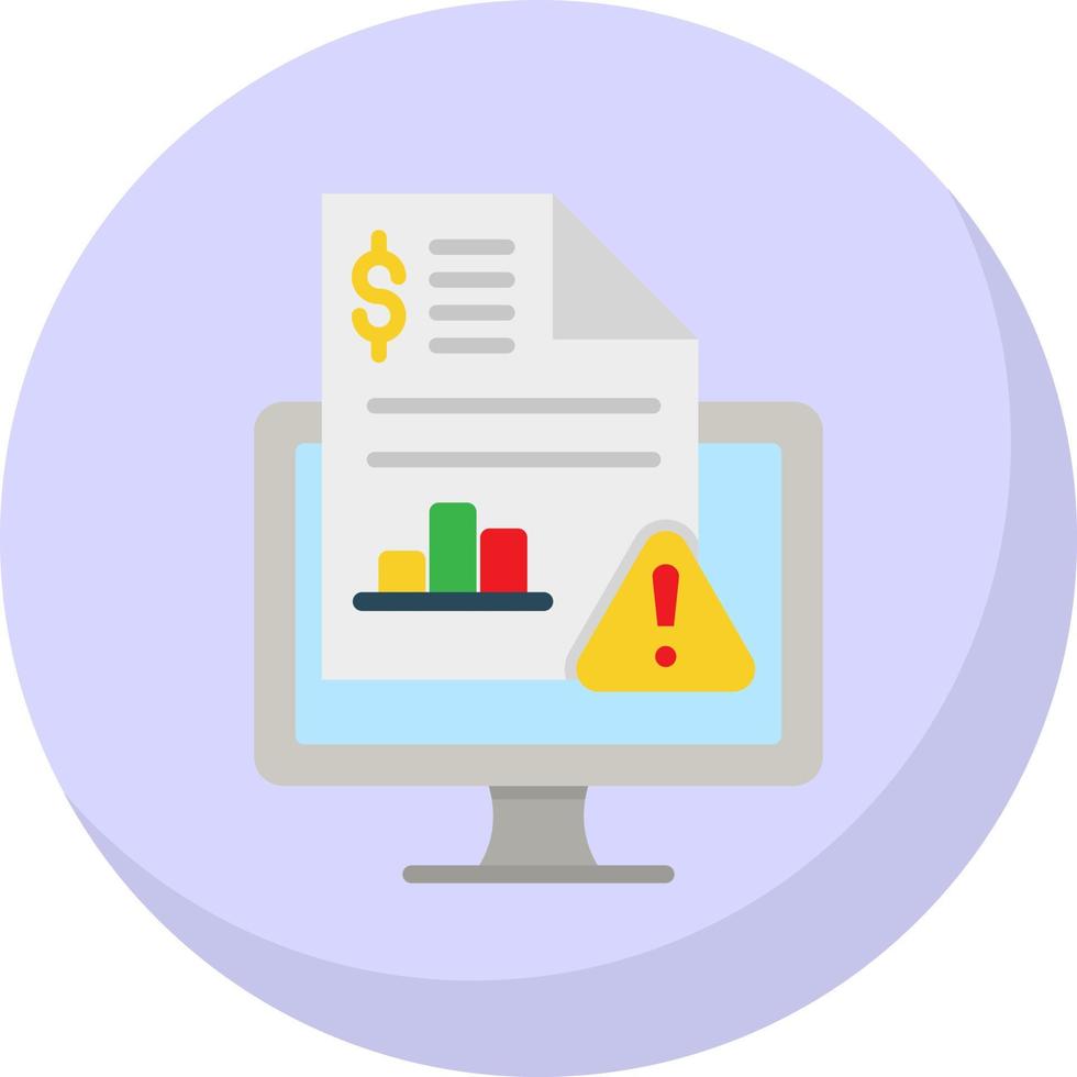 Online Reports Vector Icon Design