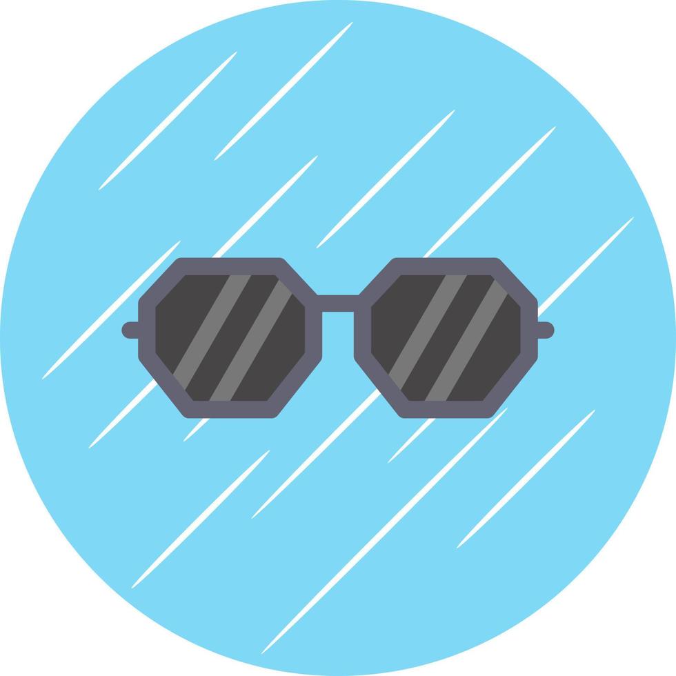 Eyeglasses Vector Icon Design