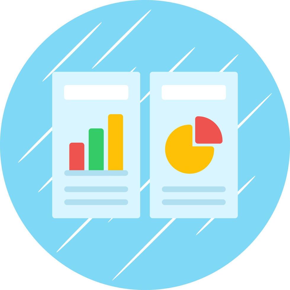 Comparative Analytics Vector Icon Design