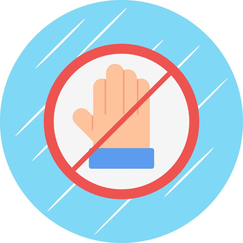 Hand Off Vector Icon Design