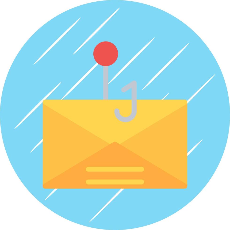 Email Phishing Vector Icon Design