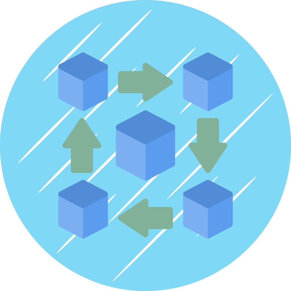Blockchain Vector Icon Design