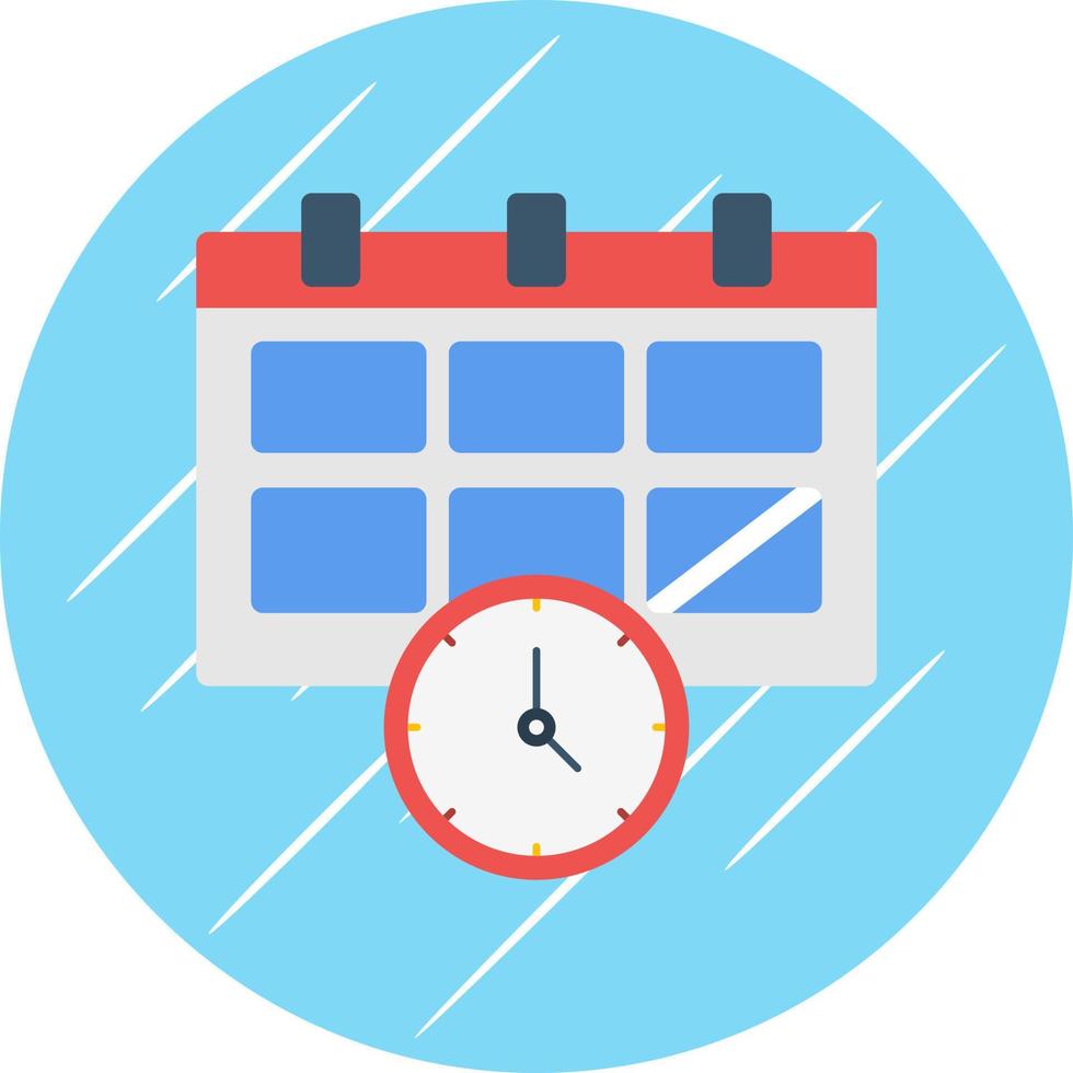 Deadline Vector Icon Design