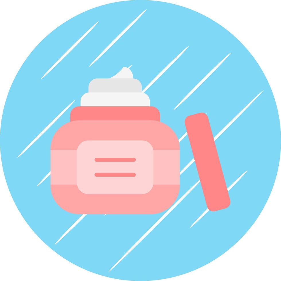 Night Cream Vector Icon Design